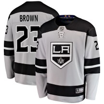 Dustin Brown Los Angeles Kings Fanatics Branded Youth Breakaway Gray Alternate Jersey - Brown
