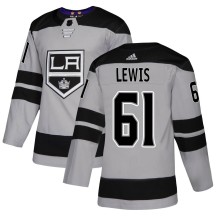 Trevor Lewis Los Angeles Kings Adidas Youth Authentic Alternate Jersey - Gray
