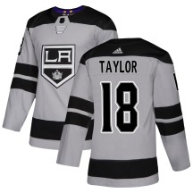 Dave Taylor Los Angeles Kings Adidas Youth Authentic Alternate Jersey - Gray