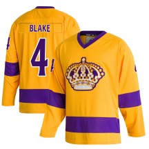 Rob Blake Los Angeles Kings Adidas Youth Authentic Classics Jersey - Gold