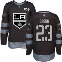 Dustin Brown Los Angeles Kings Men's Authentic 1917-2017 100th Anniversary Jersey - Black