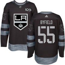 Quinton Byfield Los Angeles Kings Men's Authentic 1917-2017 100th Anniversary Jersey - Black