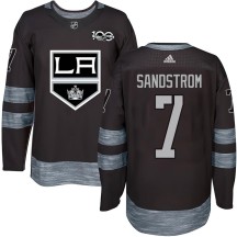 Tomas Sandstrom Los Angeles Kings Men's Authentic 1917-2017 100th Anniversary Jersey - Black