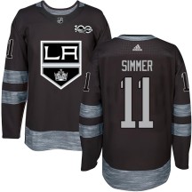 Charlie Simmer Los Angeles Kings Men's Authentic 1917-2017 100th Anniversary Jersey - Black