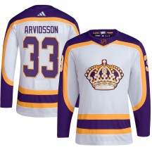 Viktor Arvidsson Los Angeles Kings Adidas Youth Authentic Reverse Retro 2.0 Jersey - White