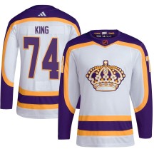 Dwight King Los Angeles Kings Adidas Youth Authentic Reverse Retro 2.0 Jersey - White