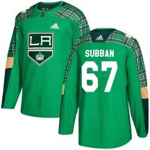 Jordan Subban Los Angeles Kings Adidas Youth Authentic St. Patrick's Day Practice Jersey - Green