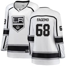 Samuel Fagemo Los Angeles Kings Fanatics Branded Women's Breakaway Away Jersey - White