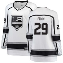 Steven Finn Los Angeles Kings Fanatics Branded Women's Breakaway Away Jersey - White