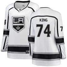 Dwight King Los Angeles Kings Fanatics Branded Women's Breakaway Away Jersey - White