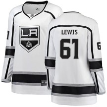 Trevor Lewis Los Angeles Kings Fanatics Branded Women's Breakaway Away Jersey - White