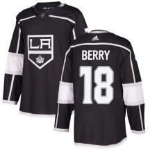 Bob Berry Los Angeles Kings Adidas Men's Authentic Home Jersey - Black