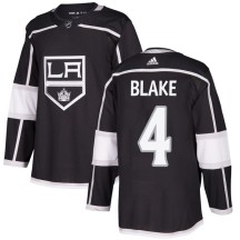 Rob Blake Los Angeles Kings Adidas Men's Authentic Home Jersey - Black