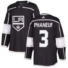 Dion Phaneuf Los Angeles Kings Adidas Men's Authentic Home Jersey - Black