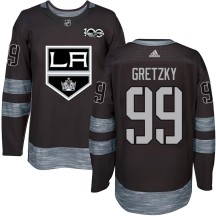 Wayne Gretzky Los Angeles Kings Youth Authentic 1917-2017 100th Anniversary Jersey - Black