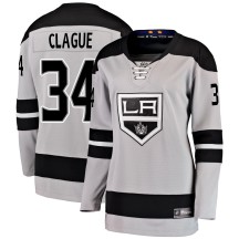 Kale Clague Los Angeles Kings Fanatics Branded Women's Breakaway Alternate Jersey - Gray