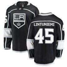 Alex Lintuniemi Los Angeles Kings Fanatics Branded Men's Breakaway Home Jersey - Black