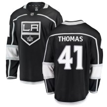Akil Thomas Los Angeles Kings Fanatics Branded Men's Breakaway Home Jersey - Black