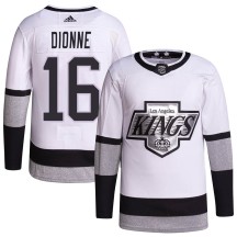 Marcel Dionne Los Angeles Kings Adidas Men's Authentic 2021/22 Alternate Primegreen Pro Player Jersey - White
