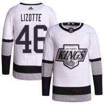 Blake Lizotte Los Angeles Kings Adidas Men's Authentic 2021/22 Alternate Primegreen Pro Player Jersey - White