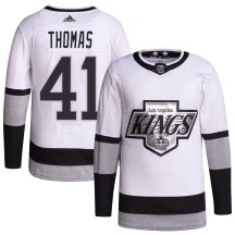 Akil Thomas Los Angeles Kings Adidas Men's Authentic 2021/22 Alternate Primegreen Pro Player Jersey - White