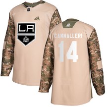 Mike Cammalleri Los Angeles Kings Adidas Youth Authentic Veterans Day Practice Jersey - Camo