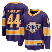 Mikey Anderson Los Angeles Kings Fanatics Branded Youth Breakaway 2020/21 Special Edition Jersey - Purple