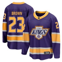 Dustin Brown Los Angeles Kings Fanatics Branded Youth Breakaway 2020/21 Special Edition Jersey - Purple