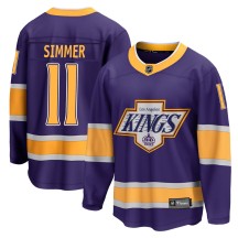 Charlie Simmer Los Angeles Kings Fanatics Branded Youth Breakaway 2020/21 Special Edition Jersey - Purple