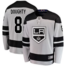 Drew Doughty Los Angeles Kings Fanatics Branded Men's Breakaway Alternate Jersey - Gray