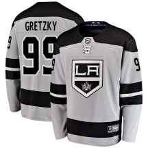 Wayne Gretzky Los Angeles Kings Fanatics Branded Men's Breakaway Alternate Jersey - Gray