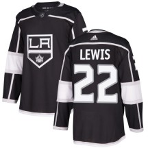 Trevor Lewis Los Angeles Kings Adidas Men's Authentic Jersey - Black