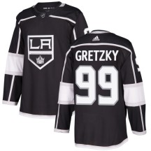 Wayne Gretzky Los Angeles Kings Adidas Men's Authentic Jersey - Black