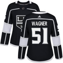 Austin Wagner Los Angeles Kings Adidas Women's Authentic Home Jersey - Black
