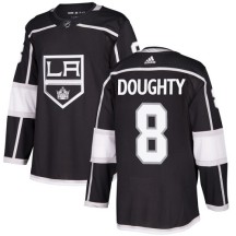 Drew Doughty Los Angeles Kings Adidas Youth Authentic Home Jersey - Black