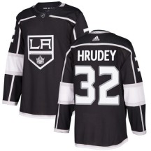 Kelly Hrudey Los Angeles Kings Adidas Men's Premier Home Jersey - Black