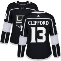 Kyle Clifford Los Angeles Kings Adidas Women's Authentic Home Jersey - Black