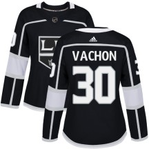 Rogie Vachon Los Angeles Kings Adidas Women's Authentic Home Jersey - Black
