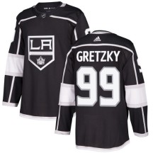 Wayne Gretzky Los Angeles Kings Adidas Youth Authentic Home Jersey - Black