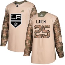 Brooks Laich Los Angeles Kings Adidas Men's Authentic Veterans Day Practice Jersey - Camo