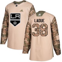 Paul LaDue Los Angeles Kings Adidas Youth Authentic Veterans Day Practice Jersey - Camo